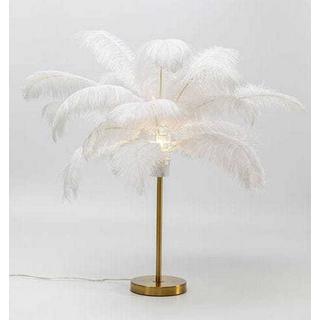 KARE Design Tischleuchte Feather Palm weiss 60  