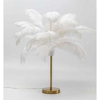 KARE Design Lampada da tavolo Feather Palm bianca 60  