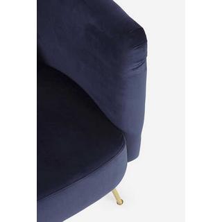 mutoni Fauteuil Tenbury bleu  