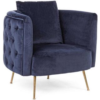 mutoni Fauteuil Tenbury bleu  