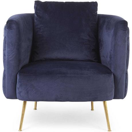 mutoni Fauteuil Tenbury bleu  