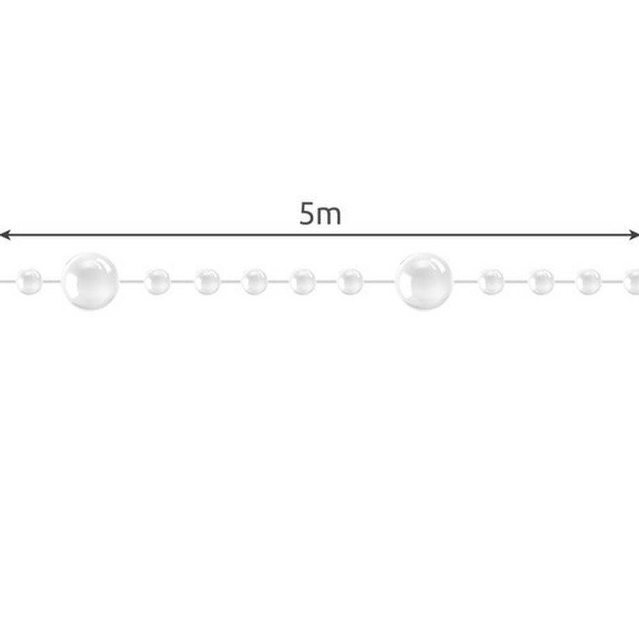 Ruhhy Weihnachtsbaumgirlande - Perlen 5m Ruhhy 22499  