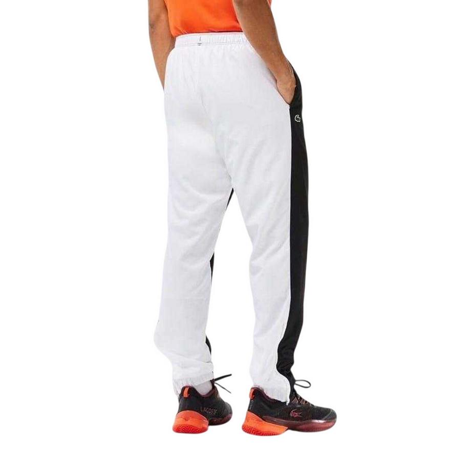 LACOSTE Pantalone da tuta blocchi di colore con nastro laterale  