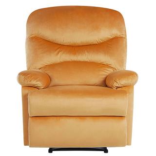 Beliani Fauteuil inclinable en Velours Industriel ESLOV  