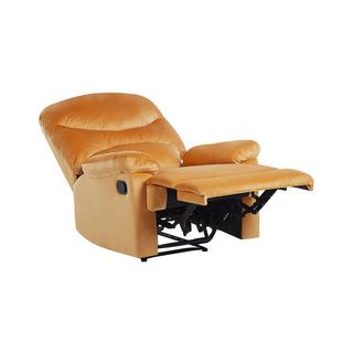 Beliani Fauteuil inclinable en Velours Industriel ESLOV  