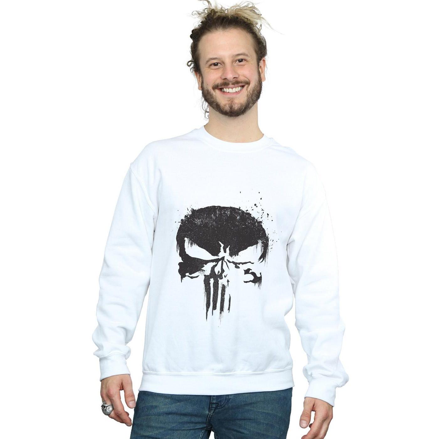 MARVEL  The Punisher TV Skull Logo Sweatshirt 