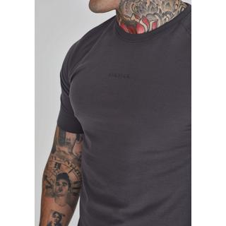 Sik Silk  T-Shirt Smart T-Shirt in Dark Grey 