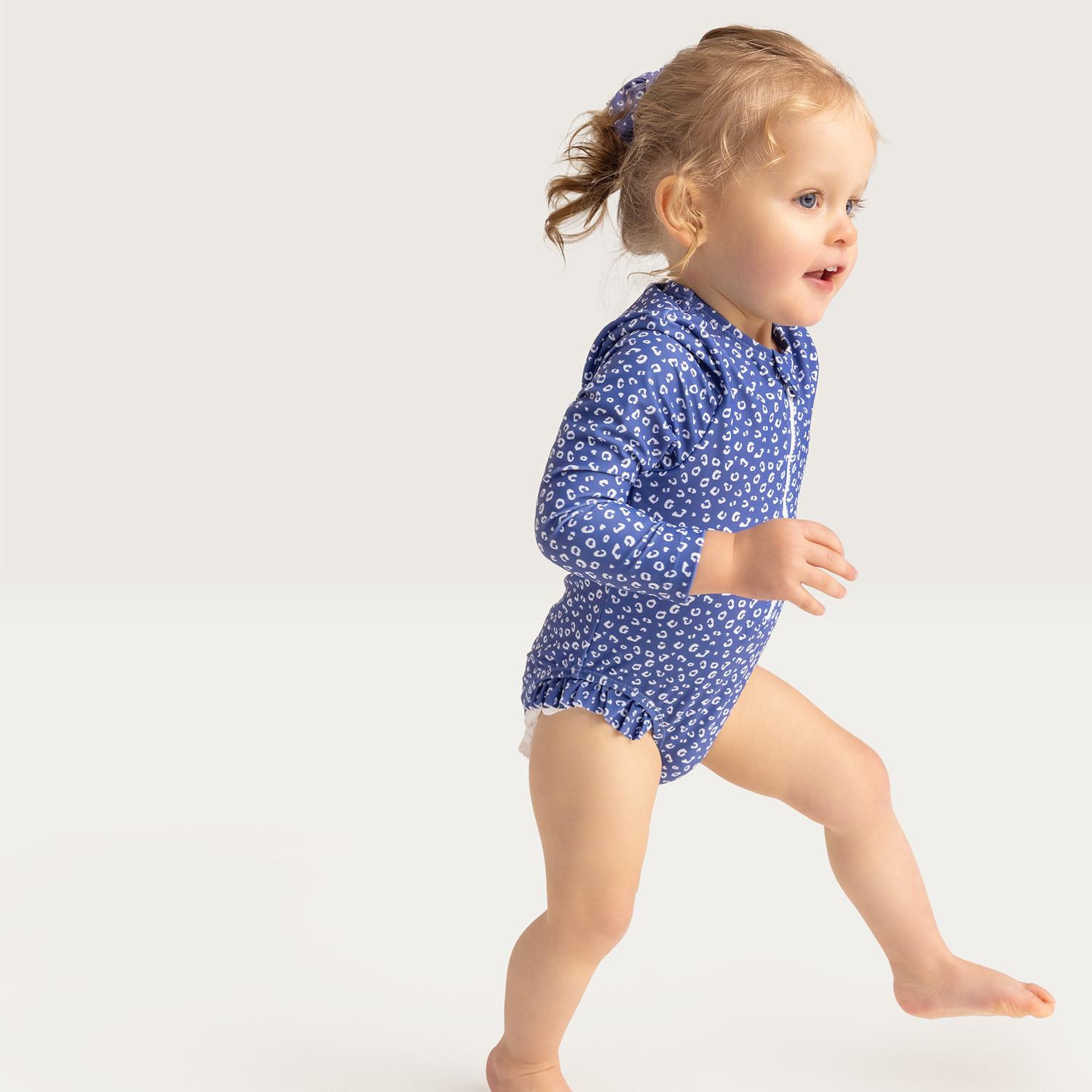 Swim Essentials  Schwianzug ädchen 7480 Blue Leopard 