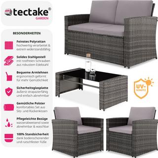 Tectake Rattan Lounge Lucca  