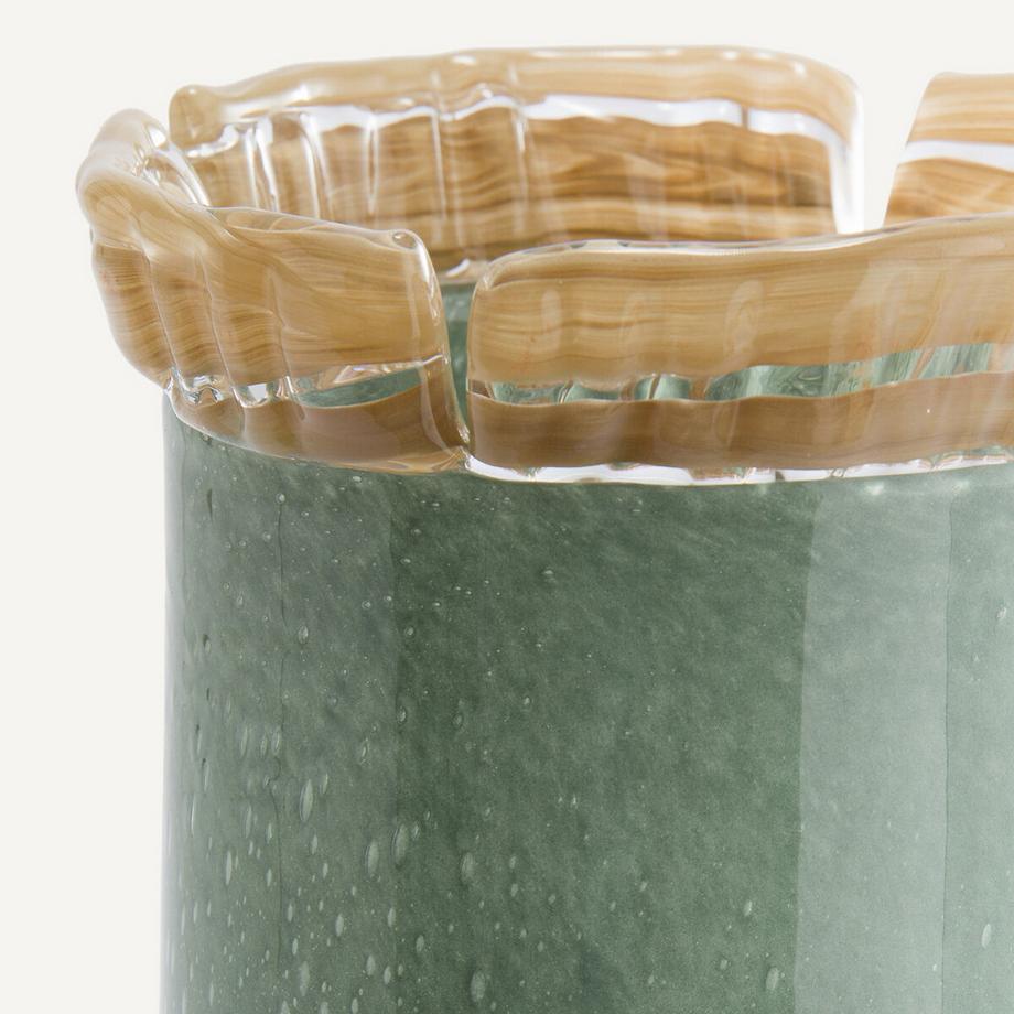 AM.PM Glasvase mit Meisselschnitt H33 cm  