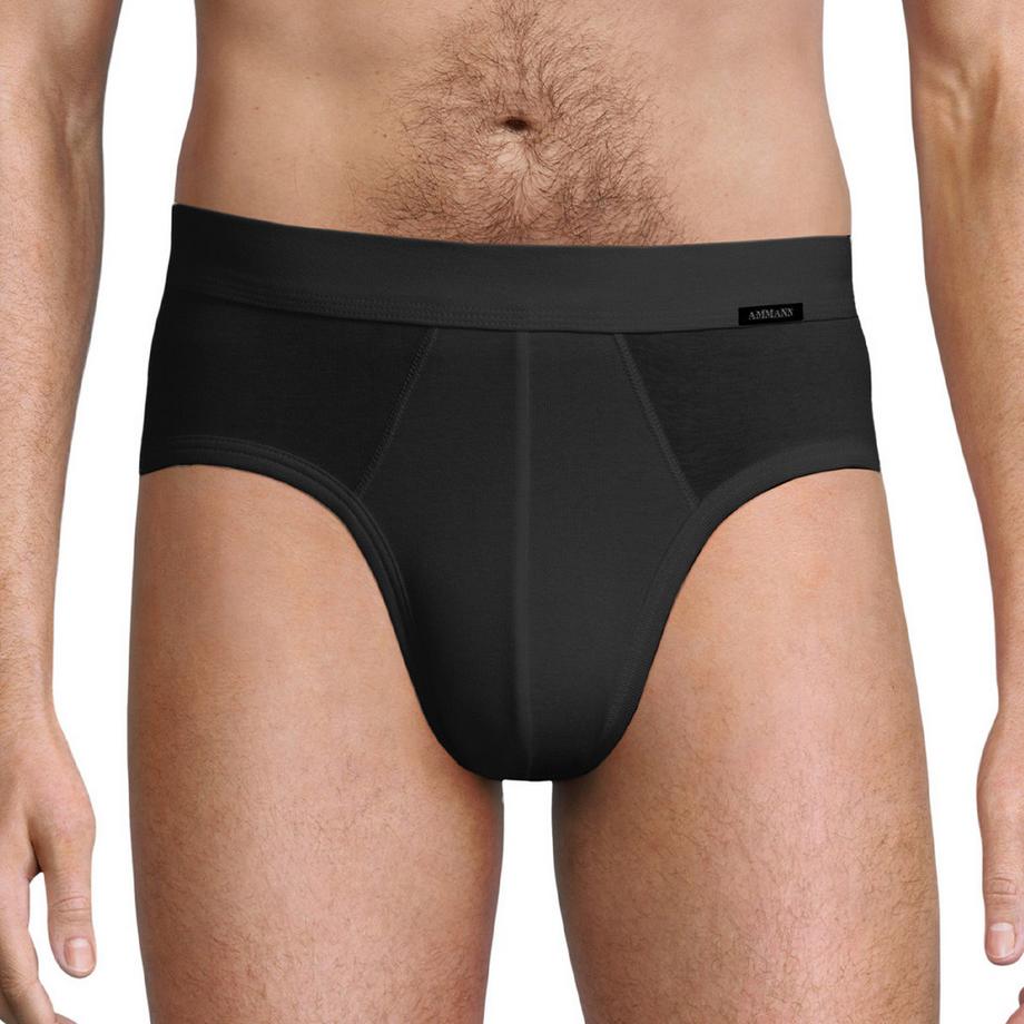 Ammann Confezione da 3 Slip Premium a Costine Fini  