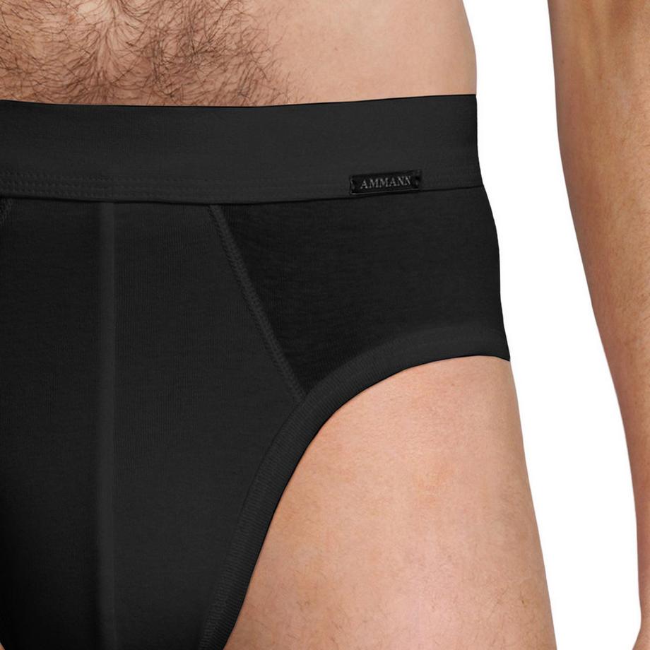 Ammann Confezione da 3 Slip Premium a Costine Fini  