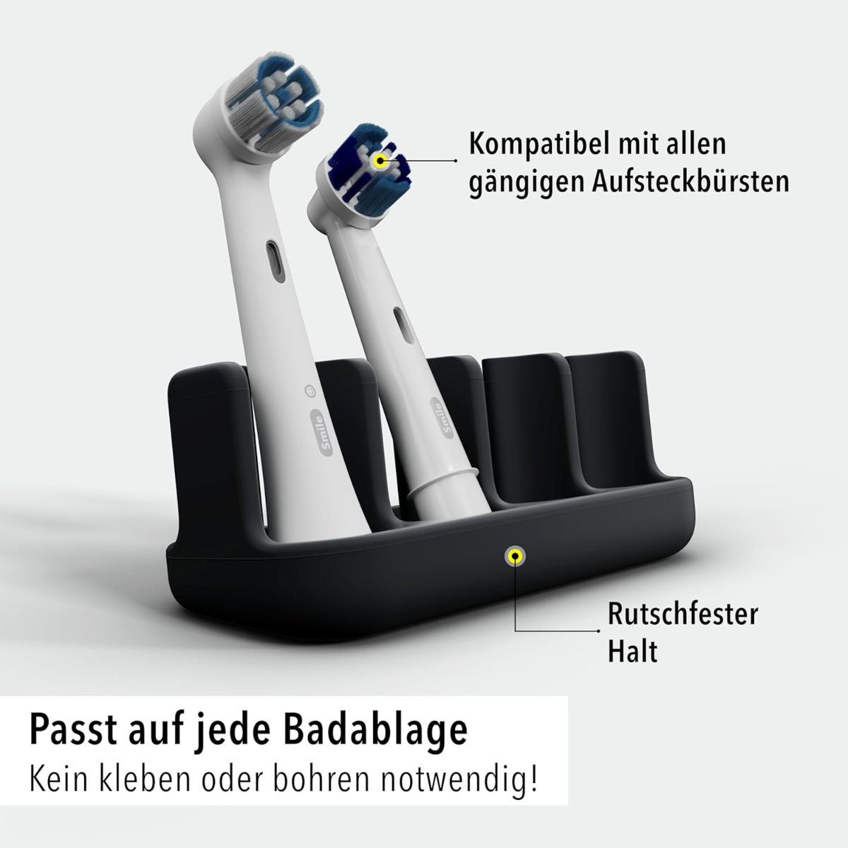 Qikfresh  Aufsteckbürstenhalter 4er 