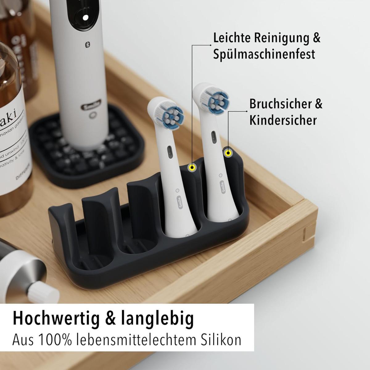 Qikfresh  Aufsteckbürstenhalter 4er 