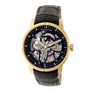 Heritor Automatic  Montre Heritor Automatic Ryder Skeleton avec bracelet en cuir 