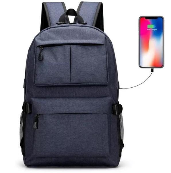 eStore Grand sac à dos durable avec port USB  