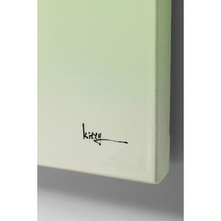 KARE Design Quadro su tela Tendenza verde 120x120  