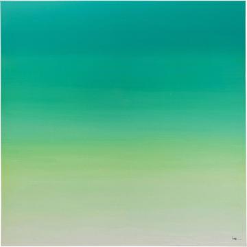 Tableau sur toile Tendance vert 120x120