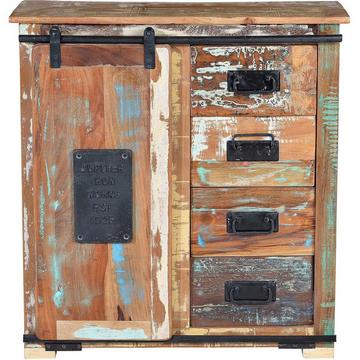 Sideboard Iria bois recyclé multicolore 80