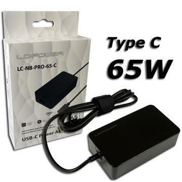 LC-NB-PRO-65-C adaptateur de puissance & onduleur Intérieure 65 W Noir