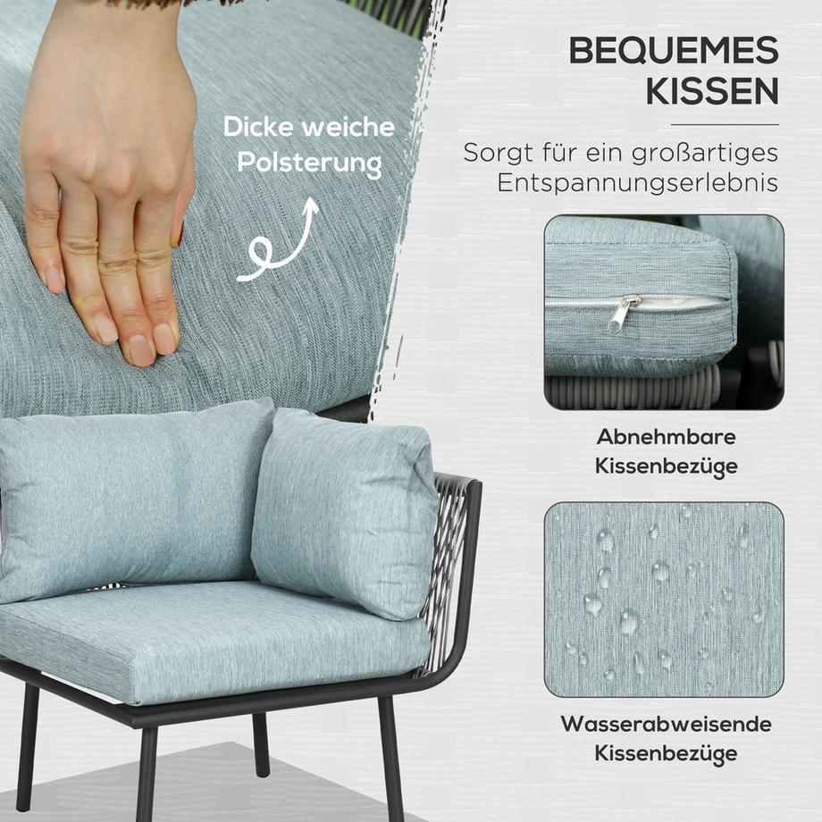 Outsunny Ensemble de salon de jardin  