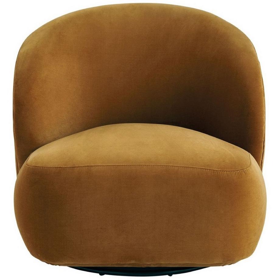 Blanc d'Ivoire Sessel Lisette Samt safran  