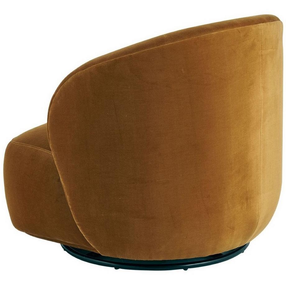 Blanc d'Ivoire Sessel Lisette Samt safran  