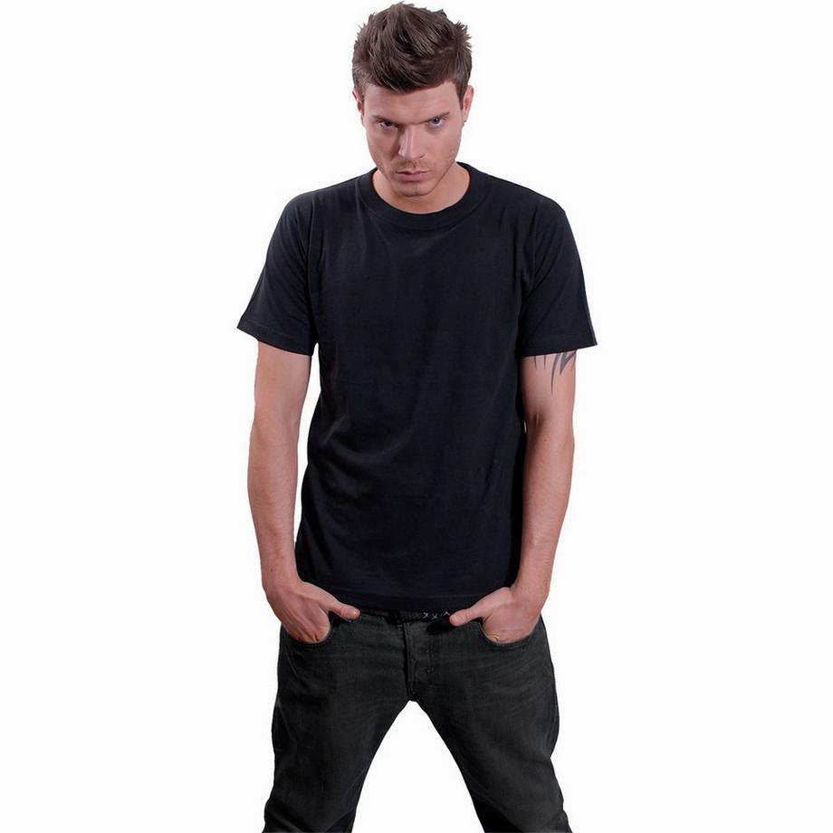 Spiral T-Shirt Col Ras du Cou Manches Courtes  