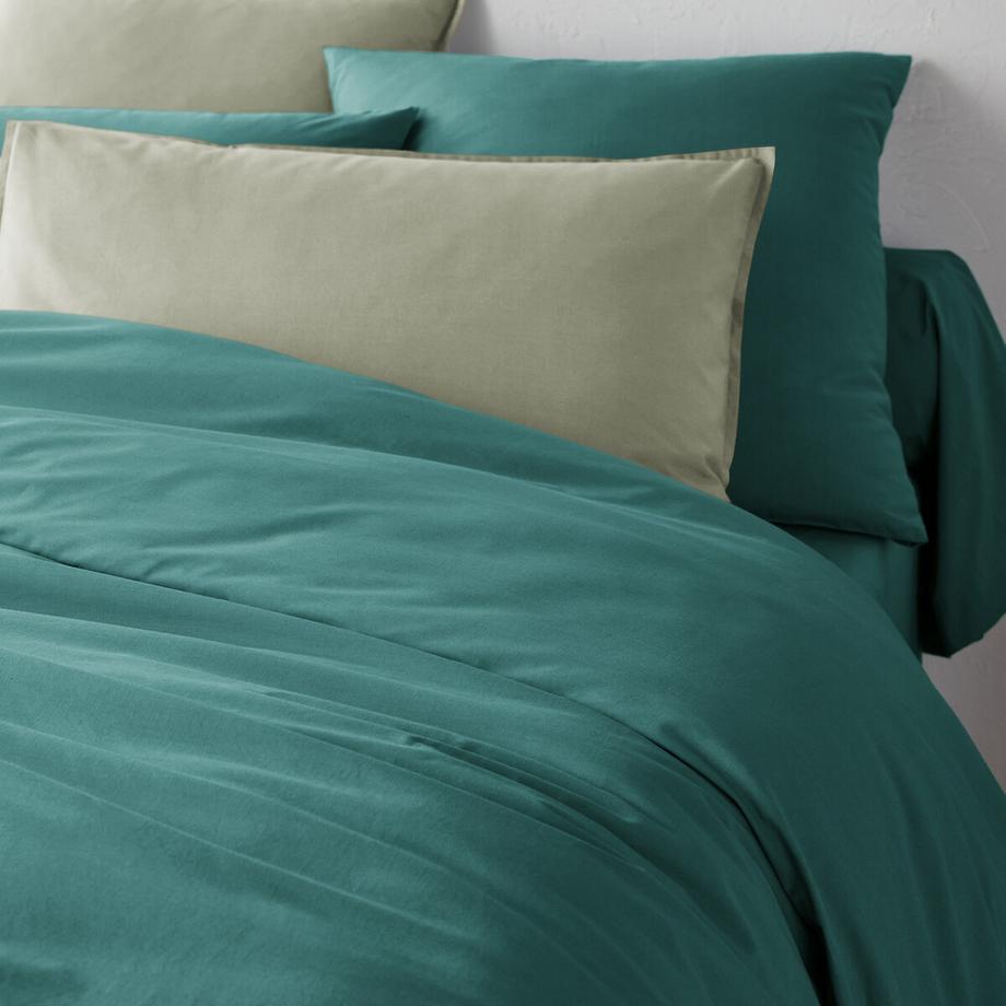 La Redoute Intérieurs Scenario Housse de Couette Unie Percale Coton Bio  