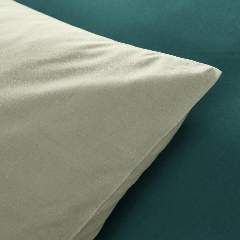 La Redoute Intérieurs Scenario Housse de Couette Unie Percale Coton Bio  