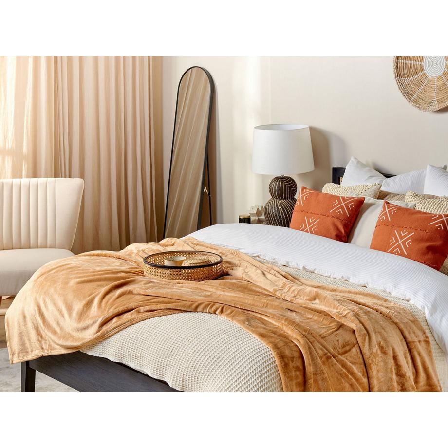 Beliani BAYBURT Moderne Polyester Kuscheldecke  