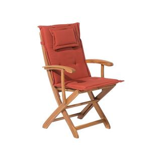 Beliani Lot de 2 chaises en Acacia Traditionnel MAUI  