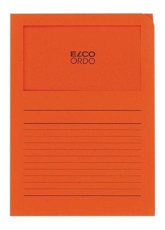 elco ELCO Sichthülle Ordo 120g A4 29489.82 orange, Fenster 100 Stück  