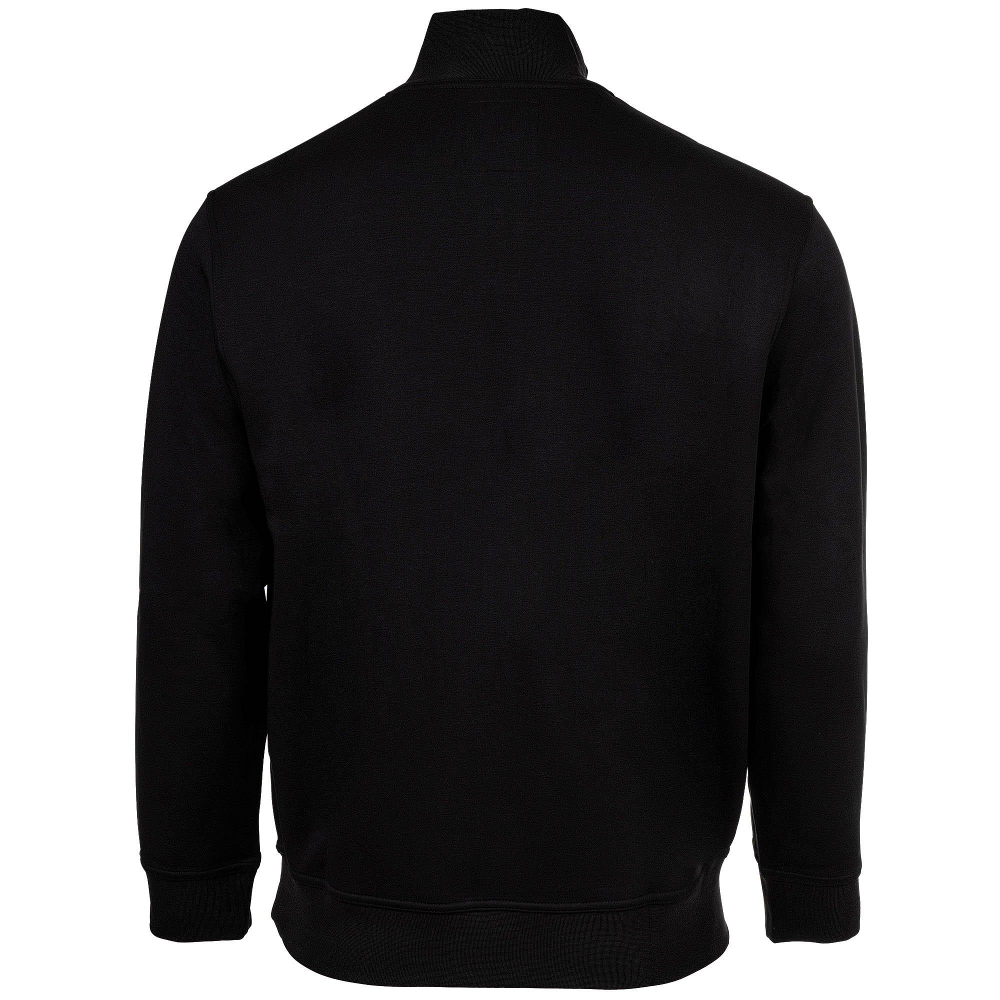 Armani Exchange Sweat-shirt confortable à col montant et quart de zip  