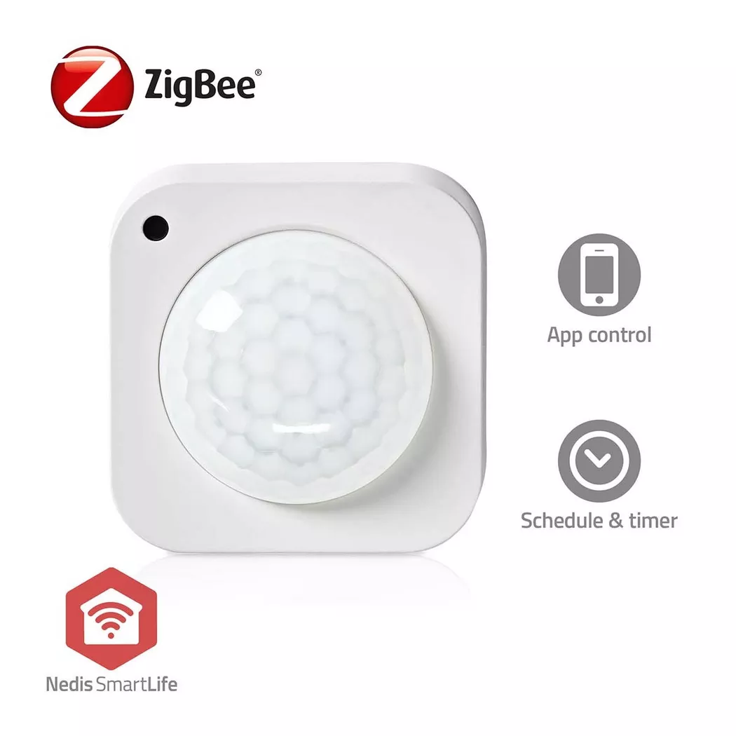 Nedis SmartLife Zigbee Smart Motion PIR Sensor Battery Powered / USB Powered