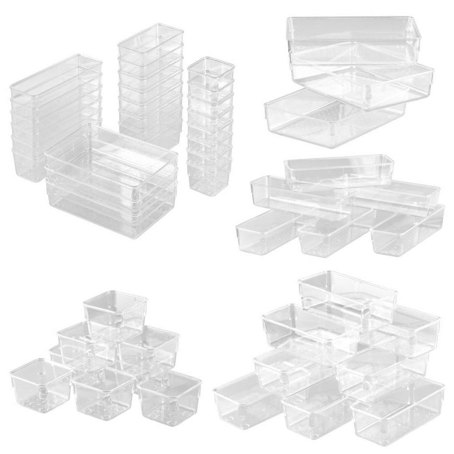 Northio  Acryl-Schreibtisch-Organizer-Set mit 25 El. 