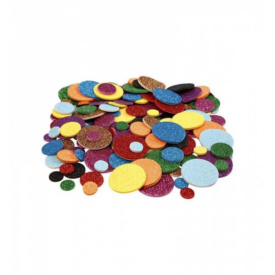 Creativ Company  Moosgummi-Stanzteile (Kreise, 1000 Stück) 