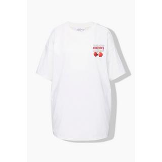 Studio Untold  T-shirt oversize. Imprimé Cherries dans le dos 