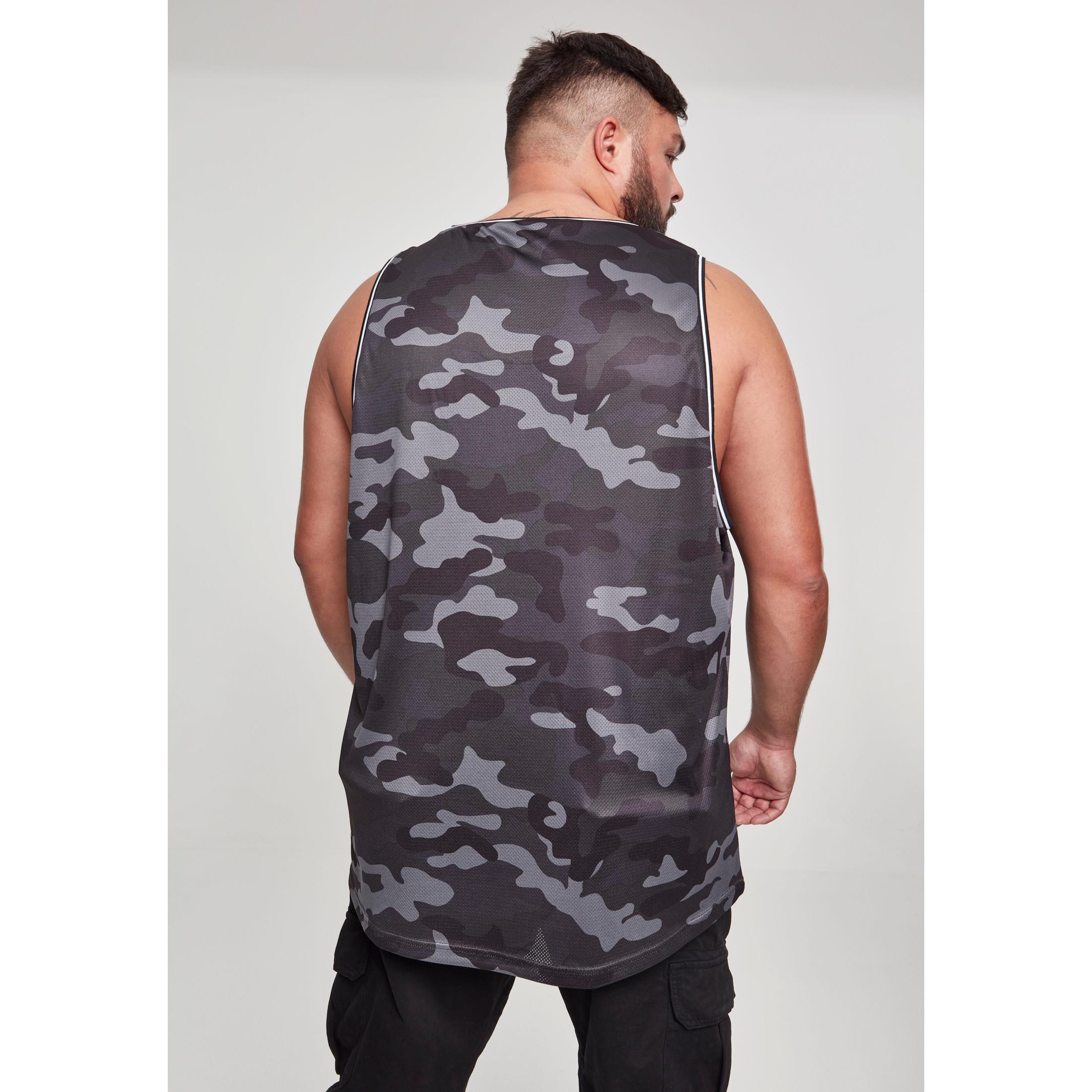 URBAN CLASSICS Camouflage Mesh Tank Top  