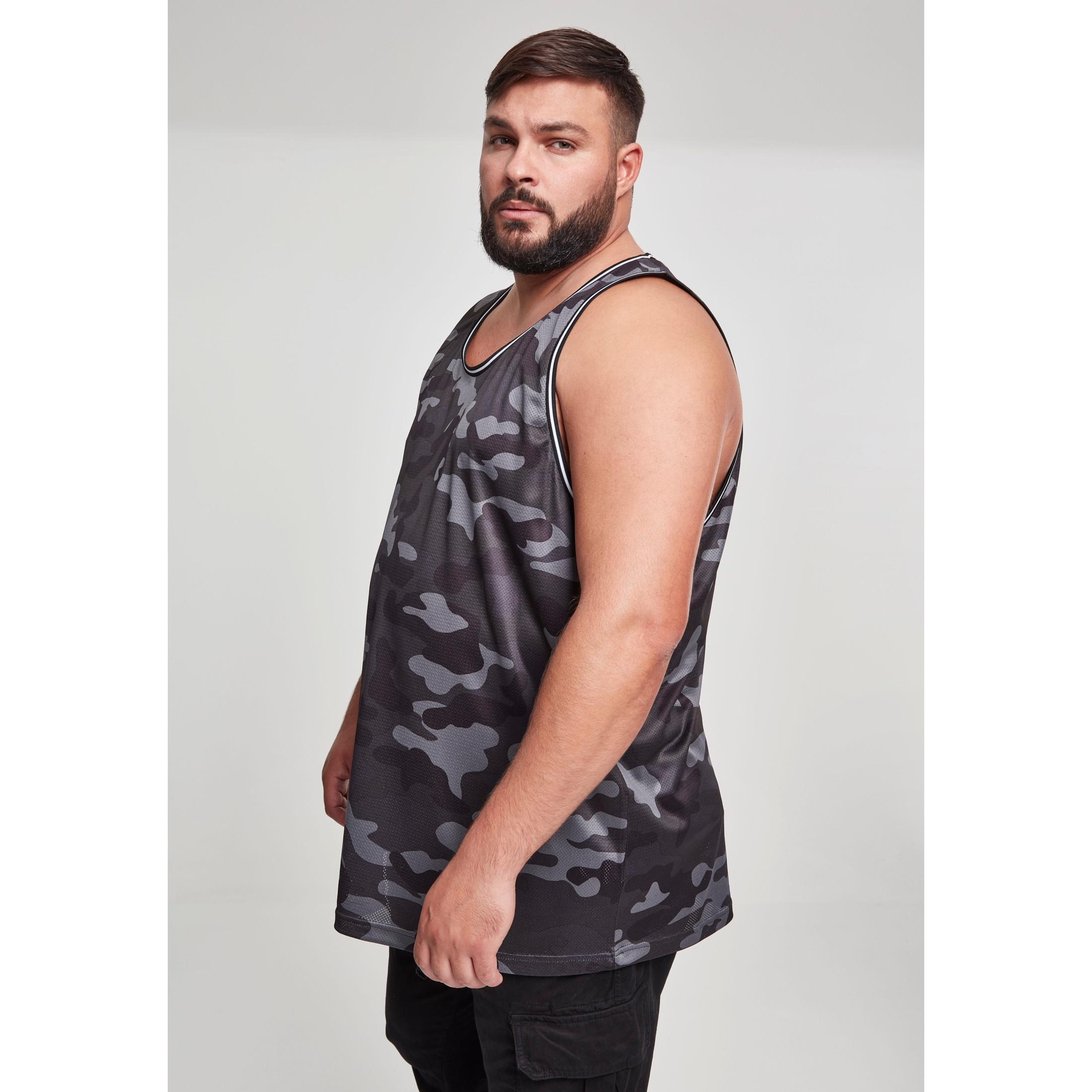 URBAN CLASSICS Camouflage Mesh Tank Top  