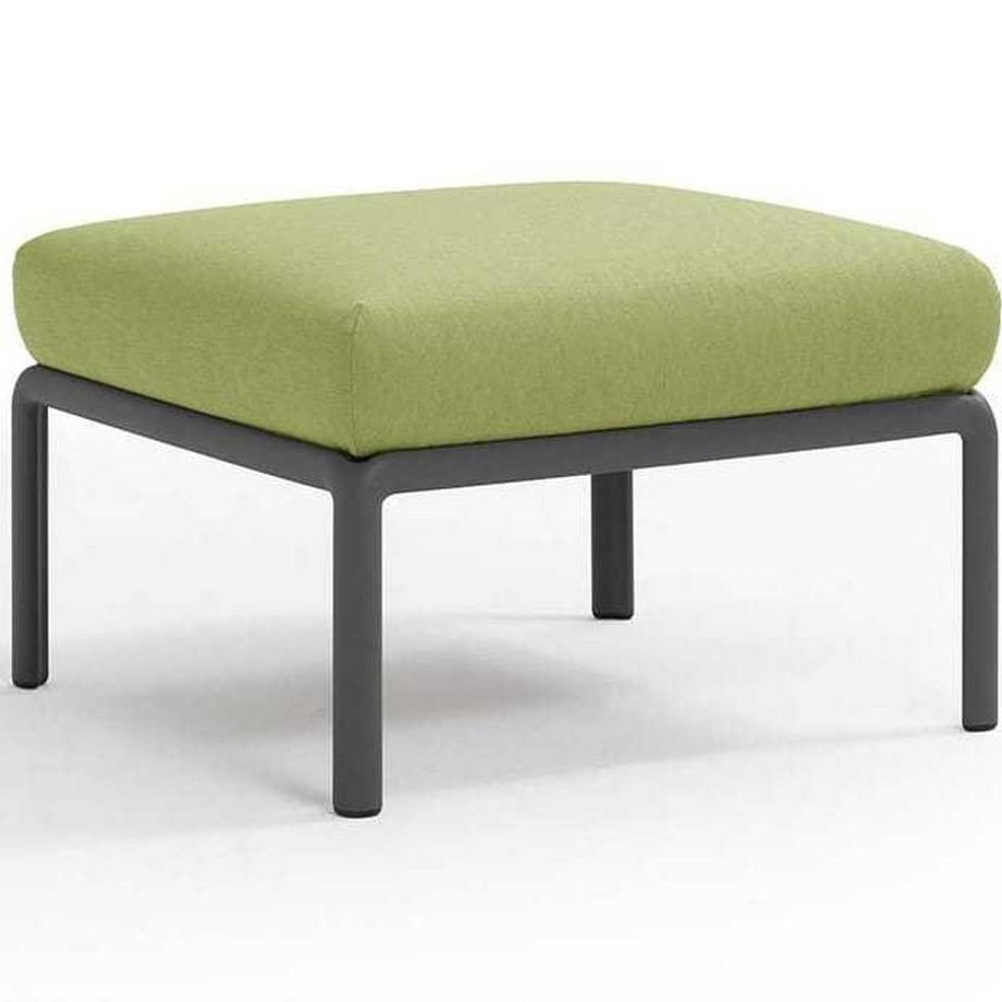 Tabouret de jardin Komodo anthracite avocat 72