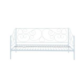 Vente-unique Divano letto Metallo Bianco + materasso VIVIAN  