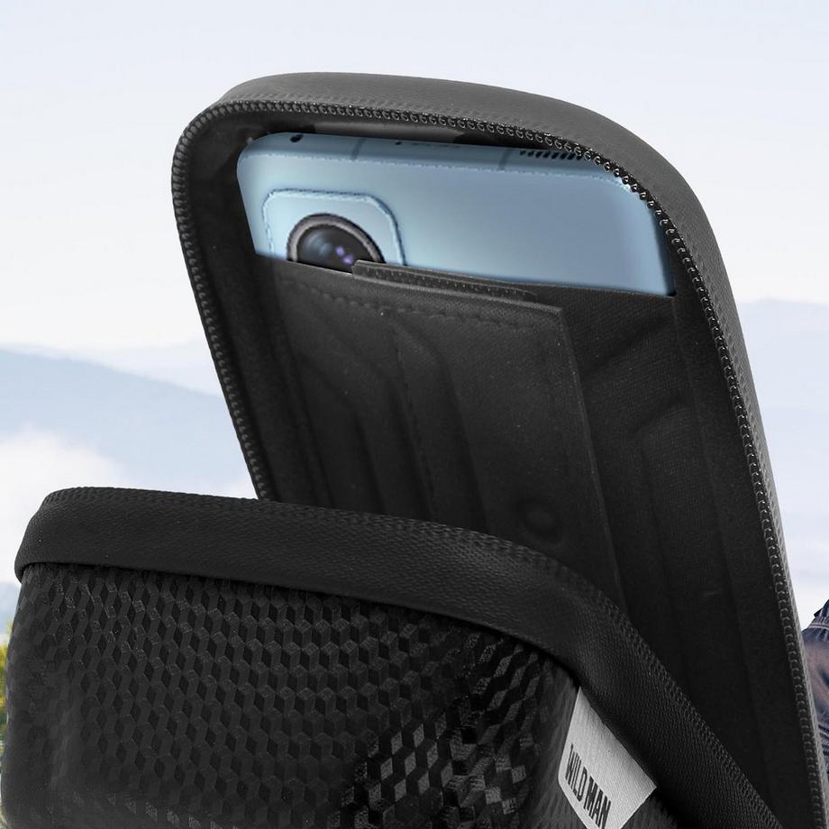 Wildman  Fahrradhalterung für Smartphones Schwarz 