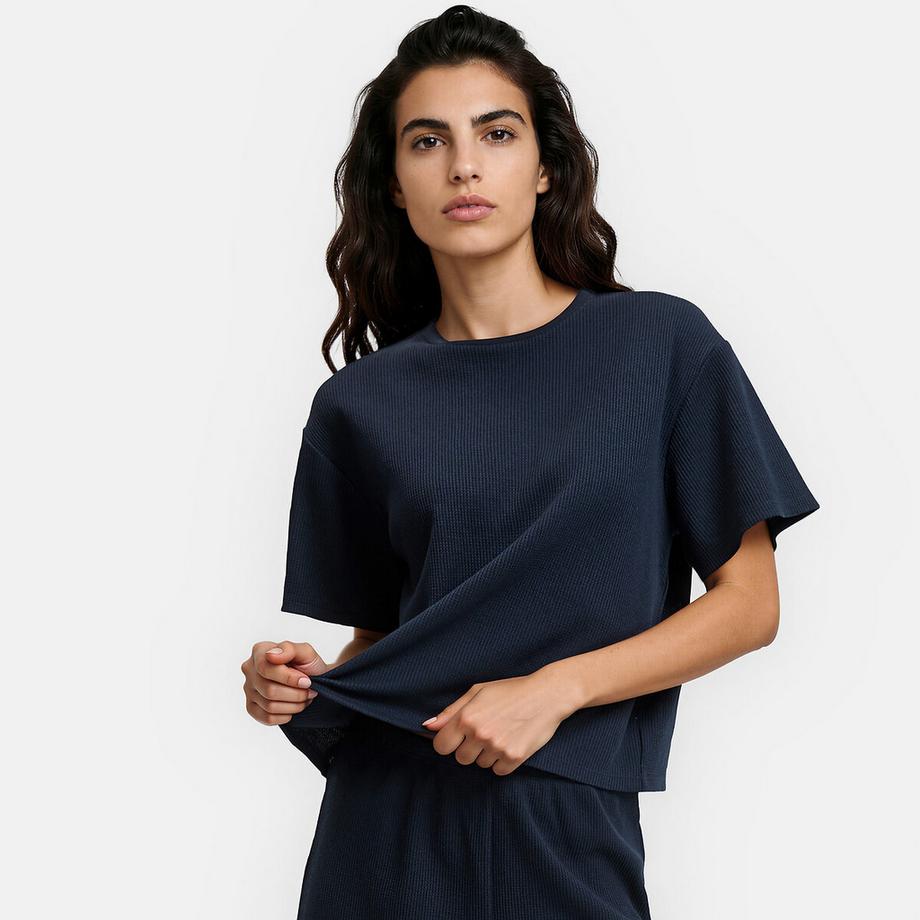 La Redoute Collections Pigiama Corto in Maglia a Nido d'Ape  