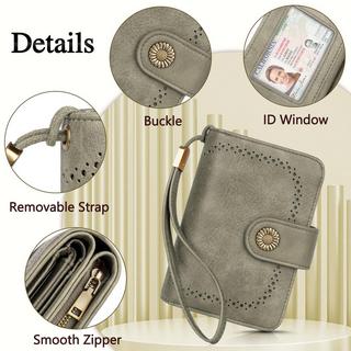 Only-bags.store Portafoglio Vintage in Pelle PU Grande Capacità  