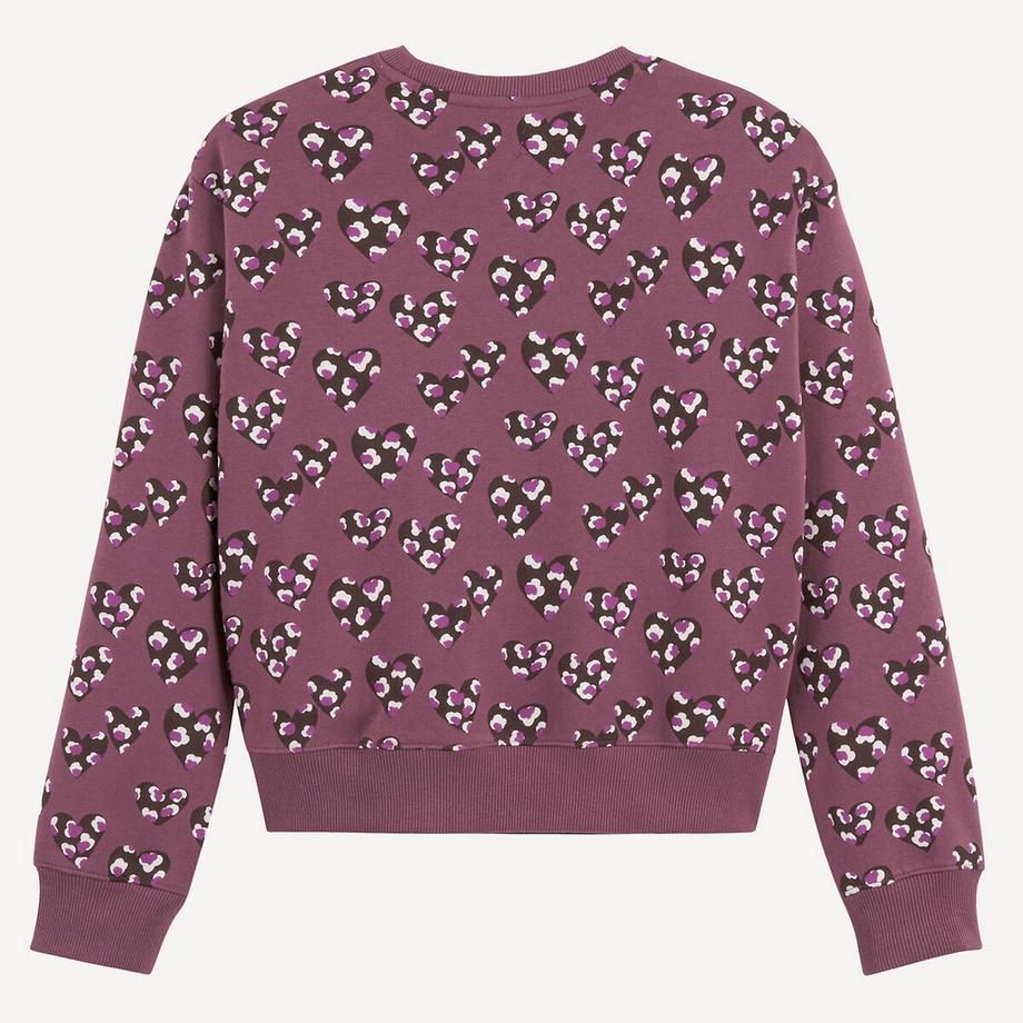 La Redoute Collections  Bedrucktes Sweatshirt mit Herzen 