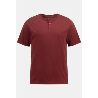 JP1880  T-shirt Henley, collection Basic. Manches courtes et patte de boutonnage 