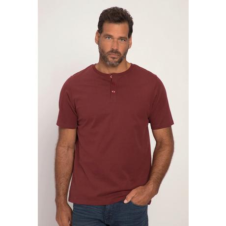 JP1880  T-shirt Henley, collection Basic. Manches courtes et patte de boutonnage 