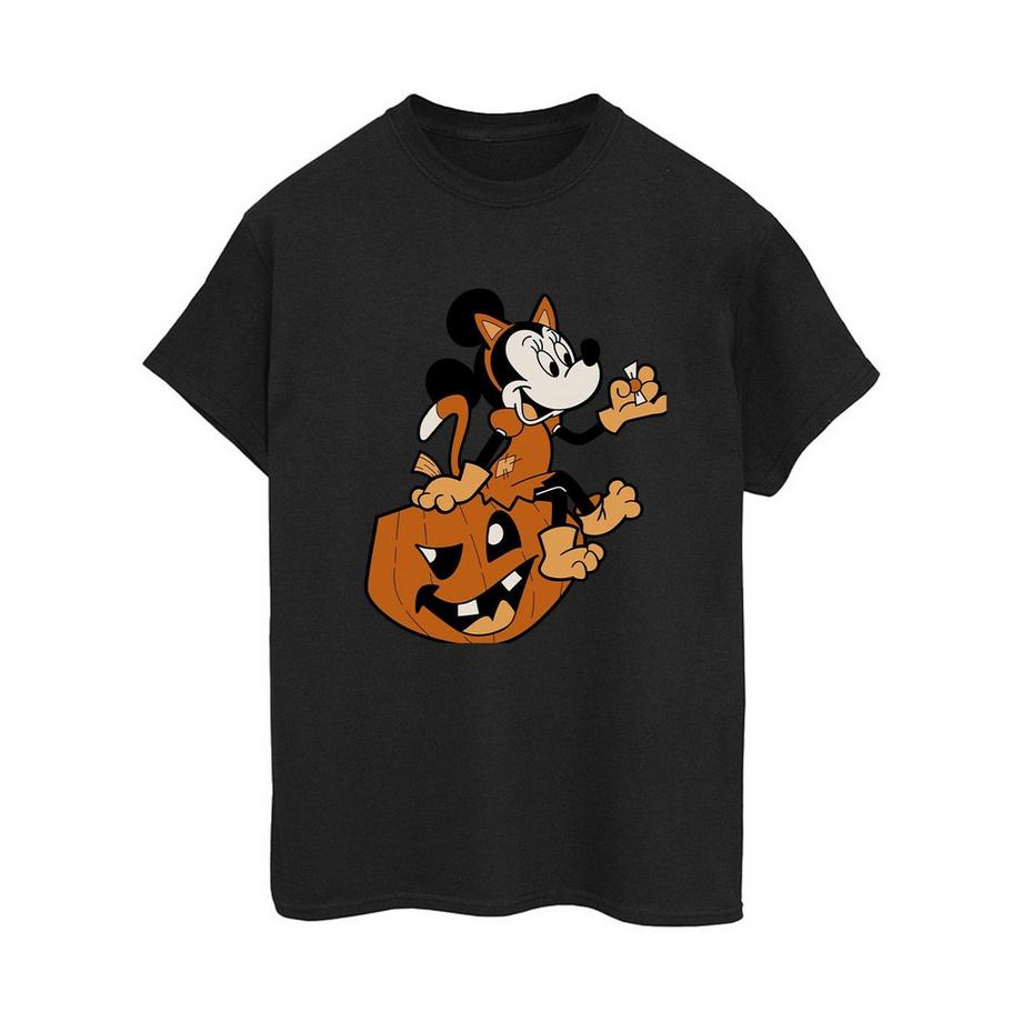MICKEY MOUSE Minnie Mouse Halloween Citrouille T-Shirt  