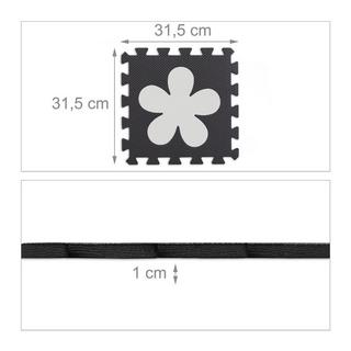 Northix Puzzle 3x3 Puzzlematte Puzzle mit Rahmen  